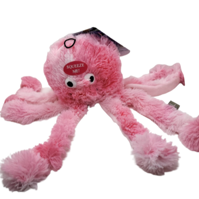 Octopus Hundespielzeug mit Squeaker und Knisterfolie Mommy ca. 38cm