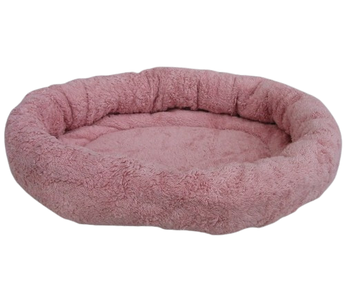 Welkas Bett rund niedriger Rand, Katzenbett, Hundebett, Kuschelbett Baumwolle