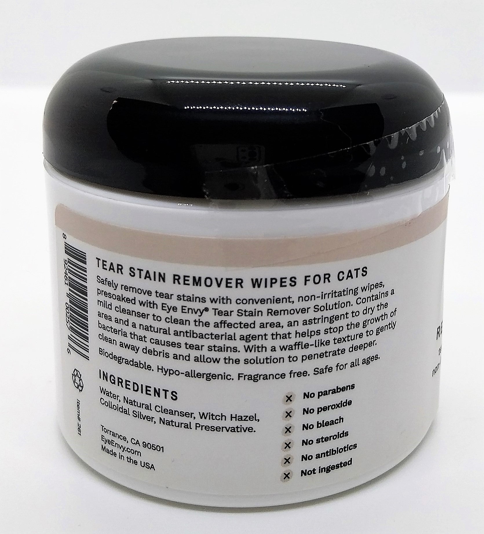 Eye Envy Tear Stain Remover Wipes – Tränenflecken-Entferner Tücher für Hunde & Katzen