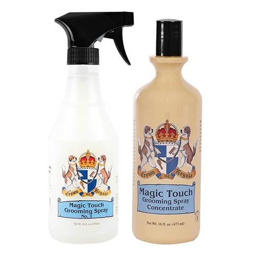 Crown Royale Magic Touch No.1 Grooming Spray Konzentrat, Ready-To-Use Grooming Spray 473 ml