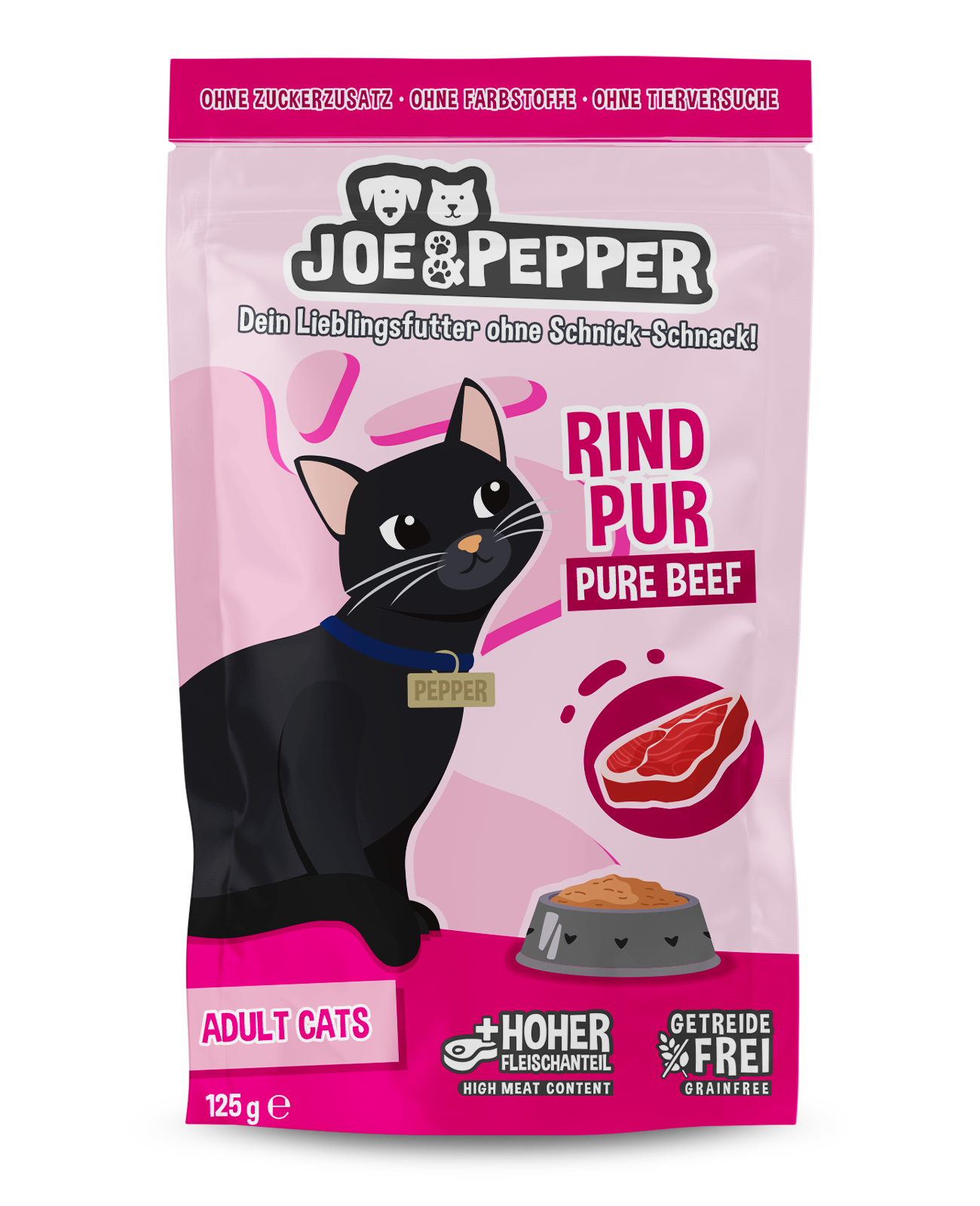 Joe & Pepper Cat Rind pur 125g