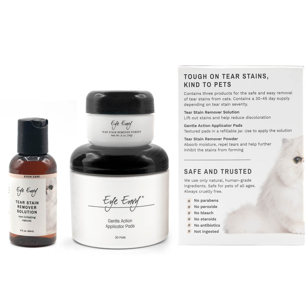 Eye Envy Tränenfleckentferner Starter Set – Tear Stain Remover Starter Kit