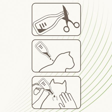 Beaphar Zecken- und Flohschutz SPOT-ON für Katzen, 3-fach Wirkstoffkomplex gegen Zecken, Flöhe, Mücken