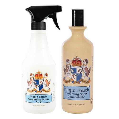 Crown Royale Magic Touch No.2 Grooming Spray Konzentrat, Ready-To-Use Grooming Spray 473 ml
