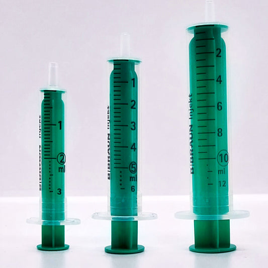 B. Braun Injekt® Luer Solo, 2-teilige Einmalspritzen mit Luer-Ansatz, jeweils 10 Stück