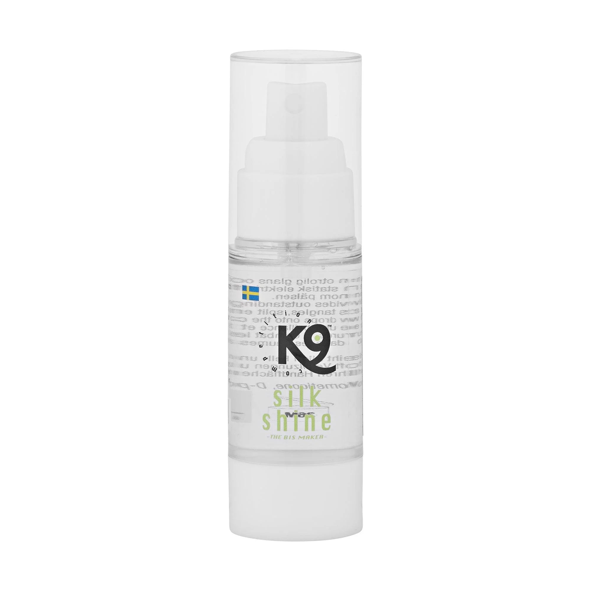 K9 Competition Aloe Vera Silk Shine Spray – Hochglanz-Pflegespray für Hund & Katze