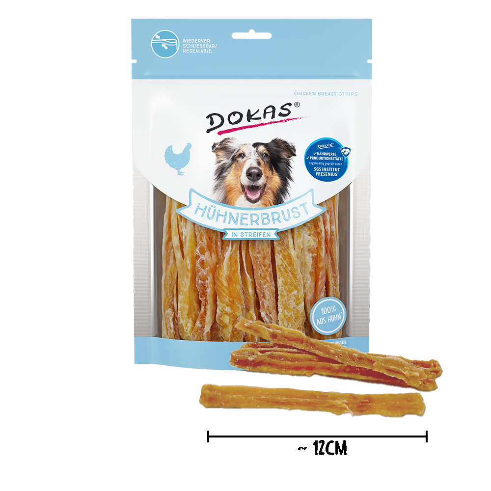 Dokas Hühnerbrust in Streifen 250 g
