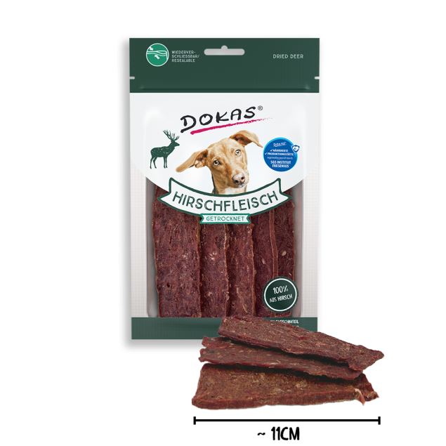Dokas Hirschfleisch getrocknet 60gr