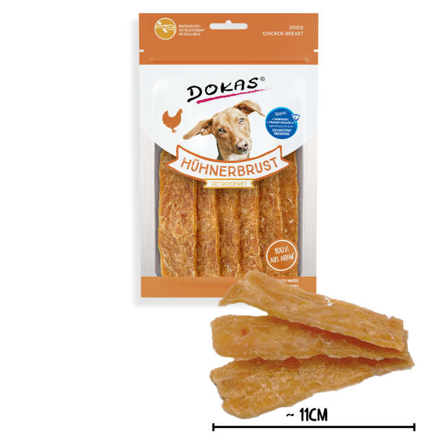Dokas Hühnerbrust getrocknet 70gr