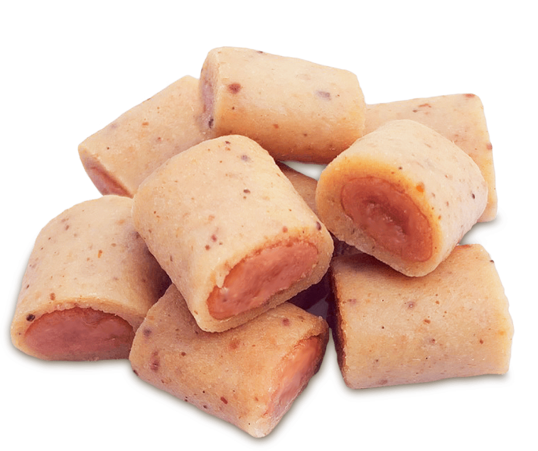 Dokas Hühnchenrolle mit Thunfisch oder Rind – Feine Katzenleckerlis