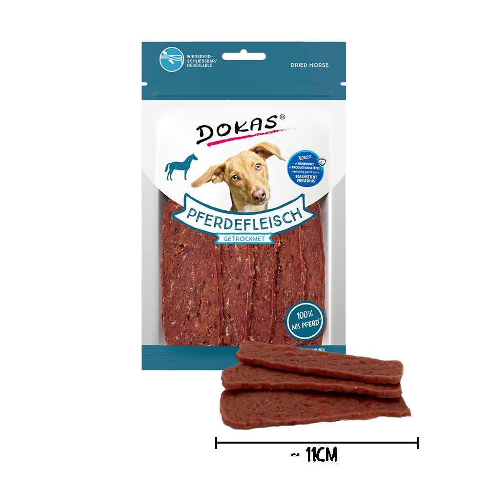 Dokas Pferdefleisch getrocknet 60 g