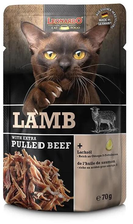 LEONARDO Pulled Beef – schonend gegartes Rind mit Lachsöl 70gr