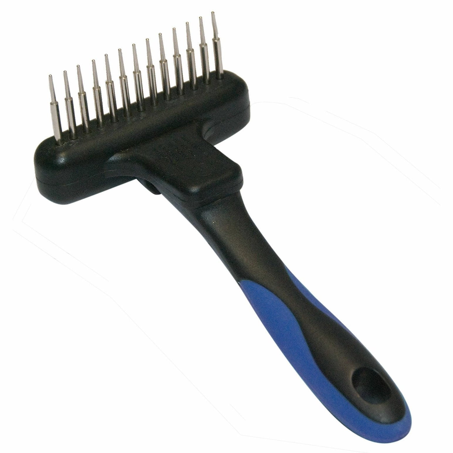 Show Tech Twist & Cling Rake, Fellharke mit eindrückbaren Pins, Dematting Comb