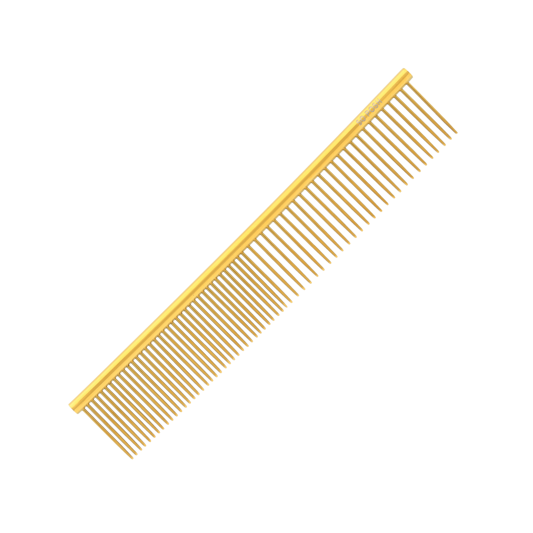 So Posh Metal Comb Classic Professioneller Kamm für dicke und texturierte Hundefelle