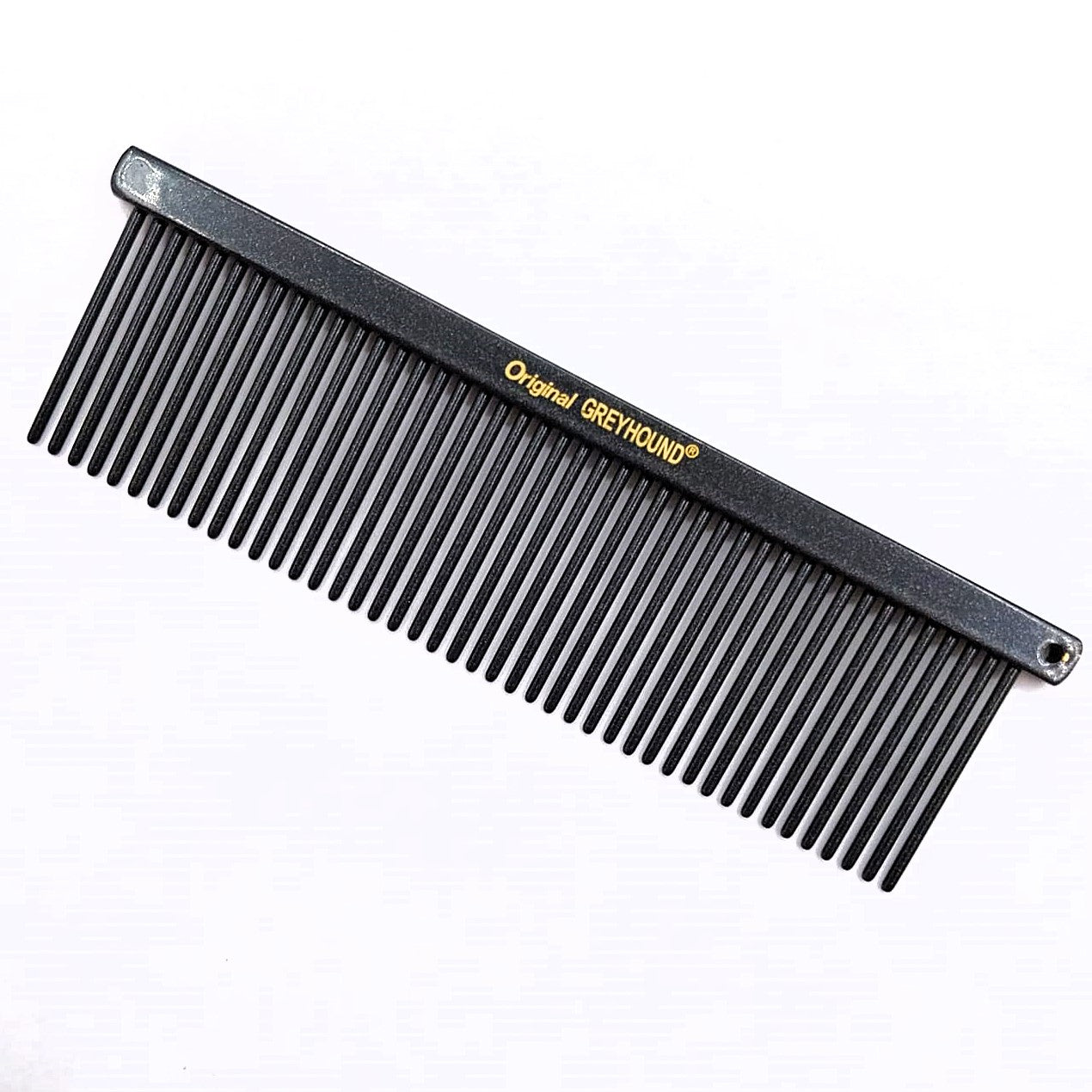 Greyhound Comb 437BK – Hundekamm/Katzenkamm medium 11cm Teflon beschichtet