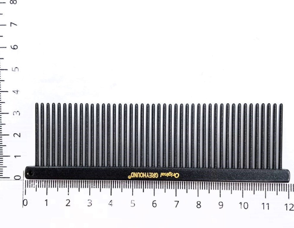 Greyhound Comb 437BK – Hundekamm/Katzenkamm medium 11cm Teflon beschichtet