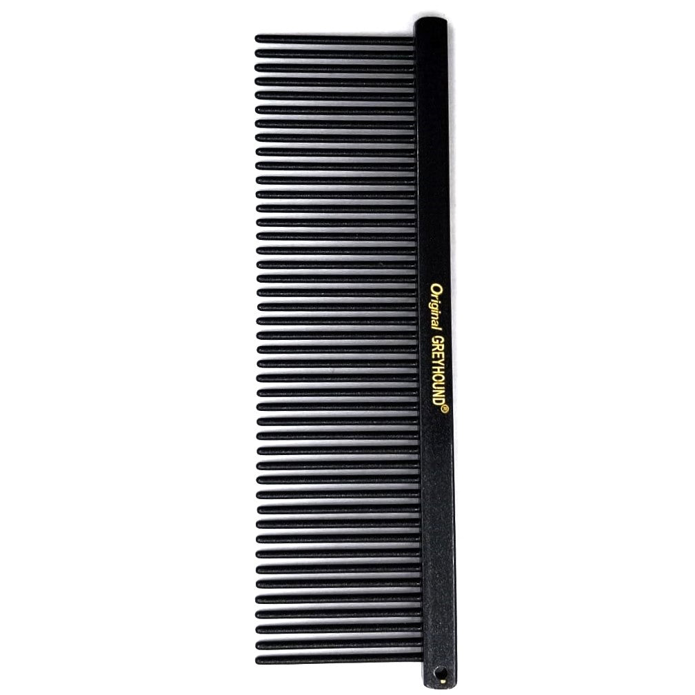 Greyhound Comb 437BK – Hundekamm/Katzenkamm medium 11cm Teflon beschichtet