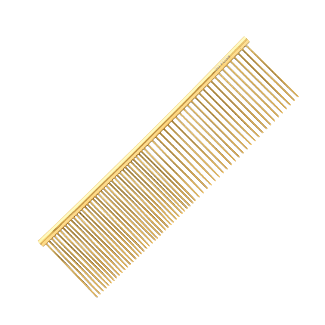 So Posh Metal Comb Magnifique Professioneller Kamm für dichte und texturierte Felle