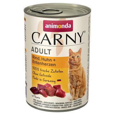 Animonda Carny Adult Nassfutter Katzenfutter 400 gramm