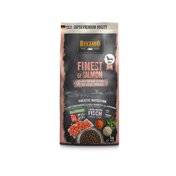 BELCANDO Trockenfutter Finest GF Salmon, Meeresfisch,  Meeres-Zooplankton/ Krill