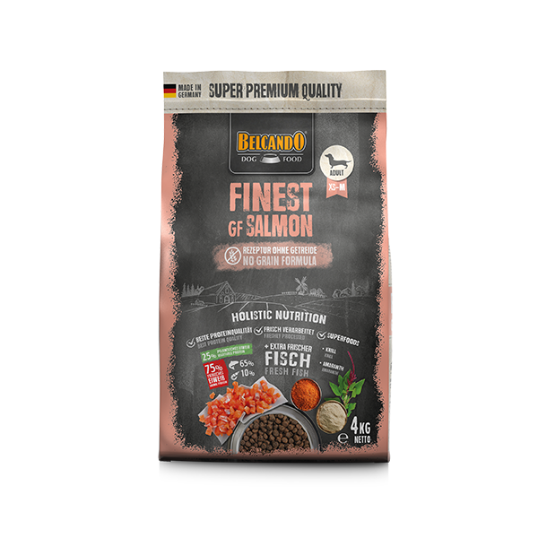 BELCANDO Trockenfutter Finest GF Salmon, Meeresfisch,  Meeres-Zooplankton/ Krill