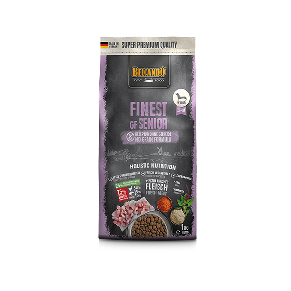 BELCANDO Trockenfutter Finest GF Senior, Geflügel und Fisch
