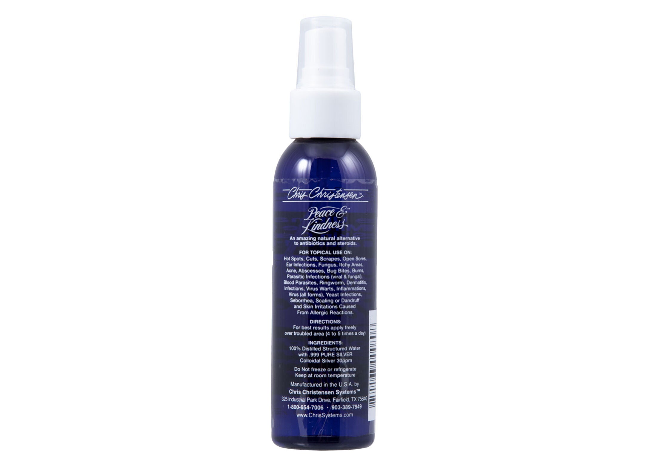 Chris Christensen Peace & Kindness Spray – Kolloidales Silber für Tiere