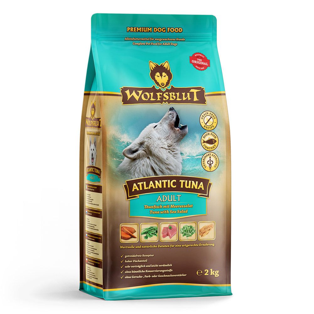 Wolfsblut Atlantic Tuna Adult Thunfisch Meeressalat ohne Getreide