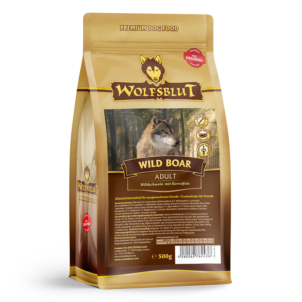 Wolfsblut Wild Boar Adult Wildschwein Kartoffel ohne Getreide