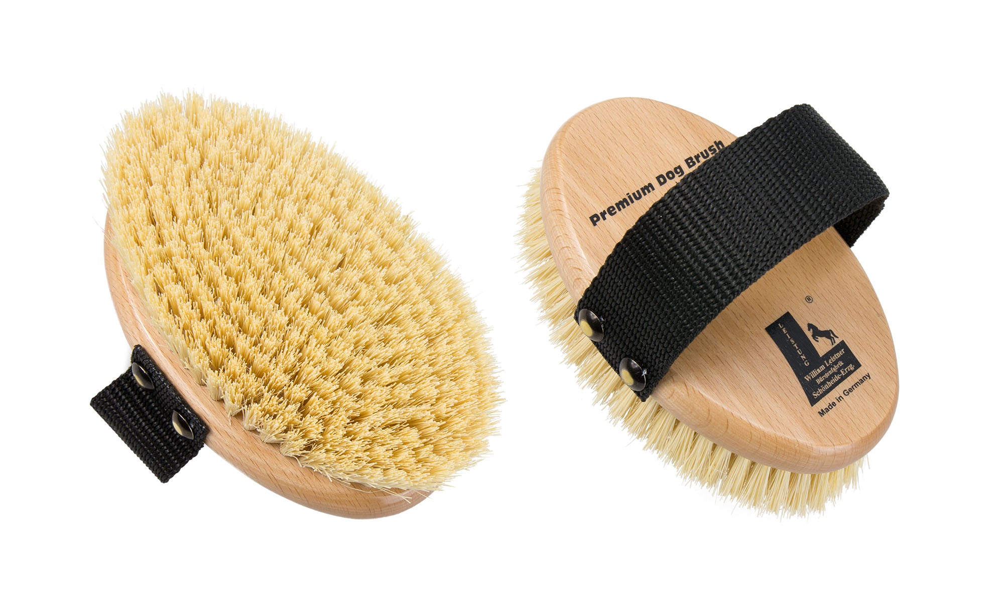 Leistner Premium Dog Brush small vegan mit Naturfasern