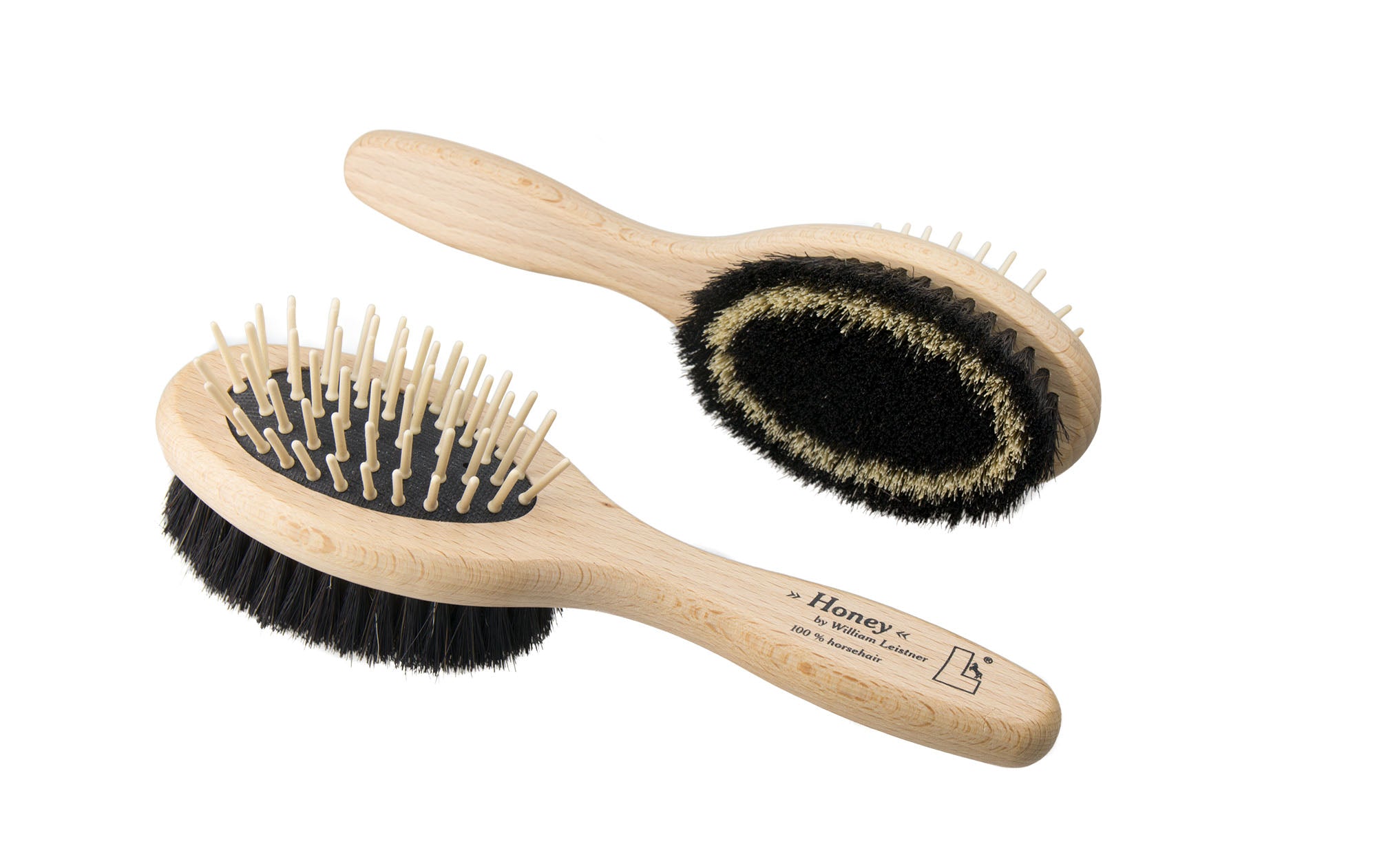 Leistner Premium Dog Brush Detangle Duo Honey doppelseitig