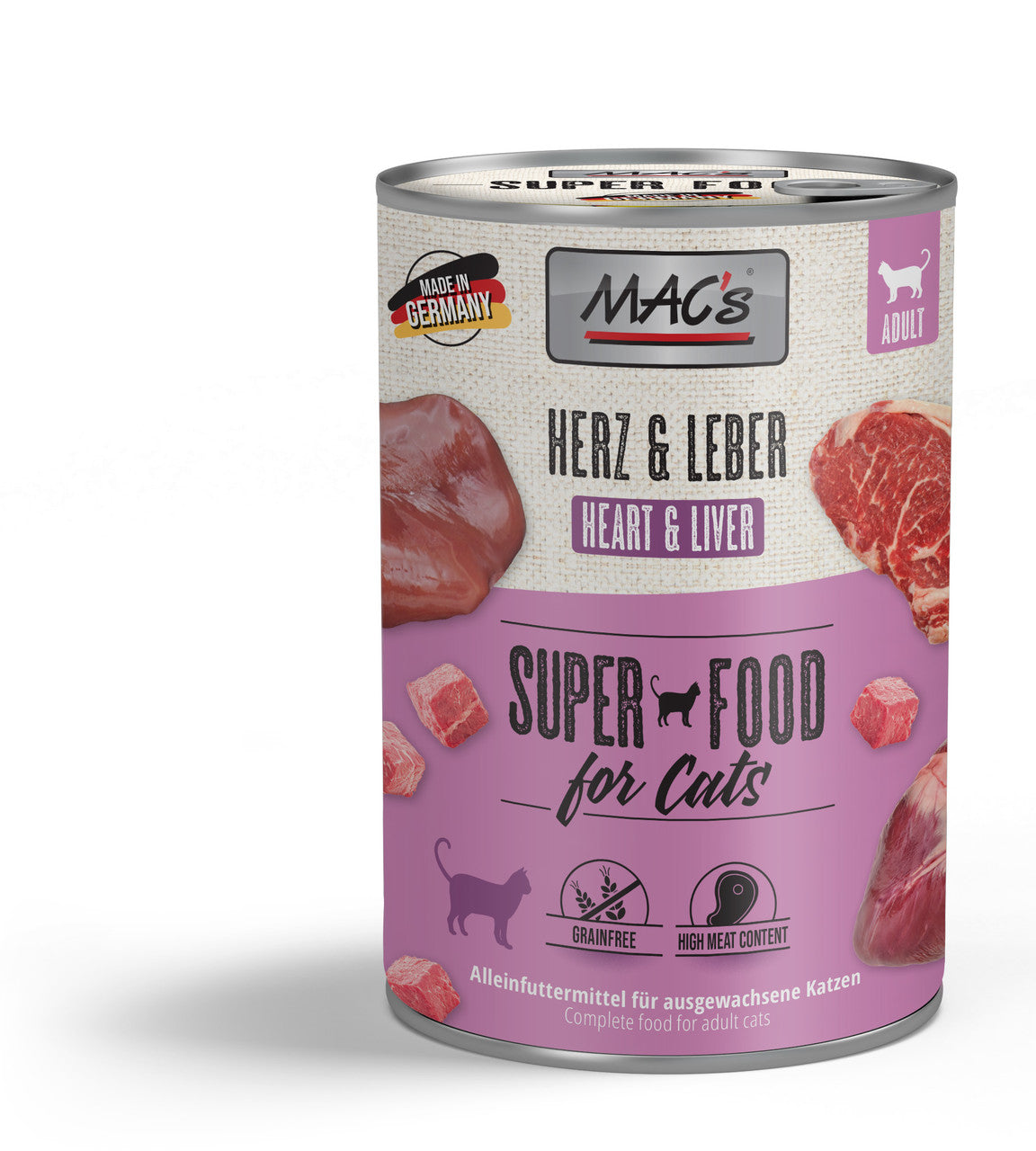 MACs Cat Adult Nassfutter Katzenfutter 400 gramm