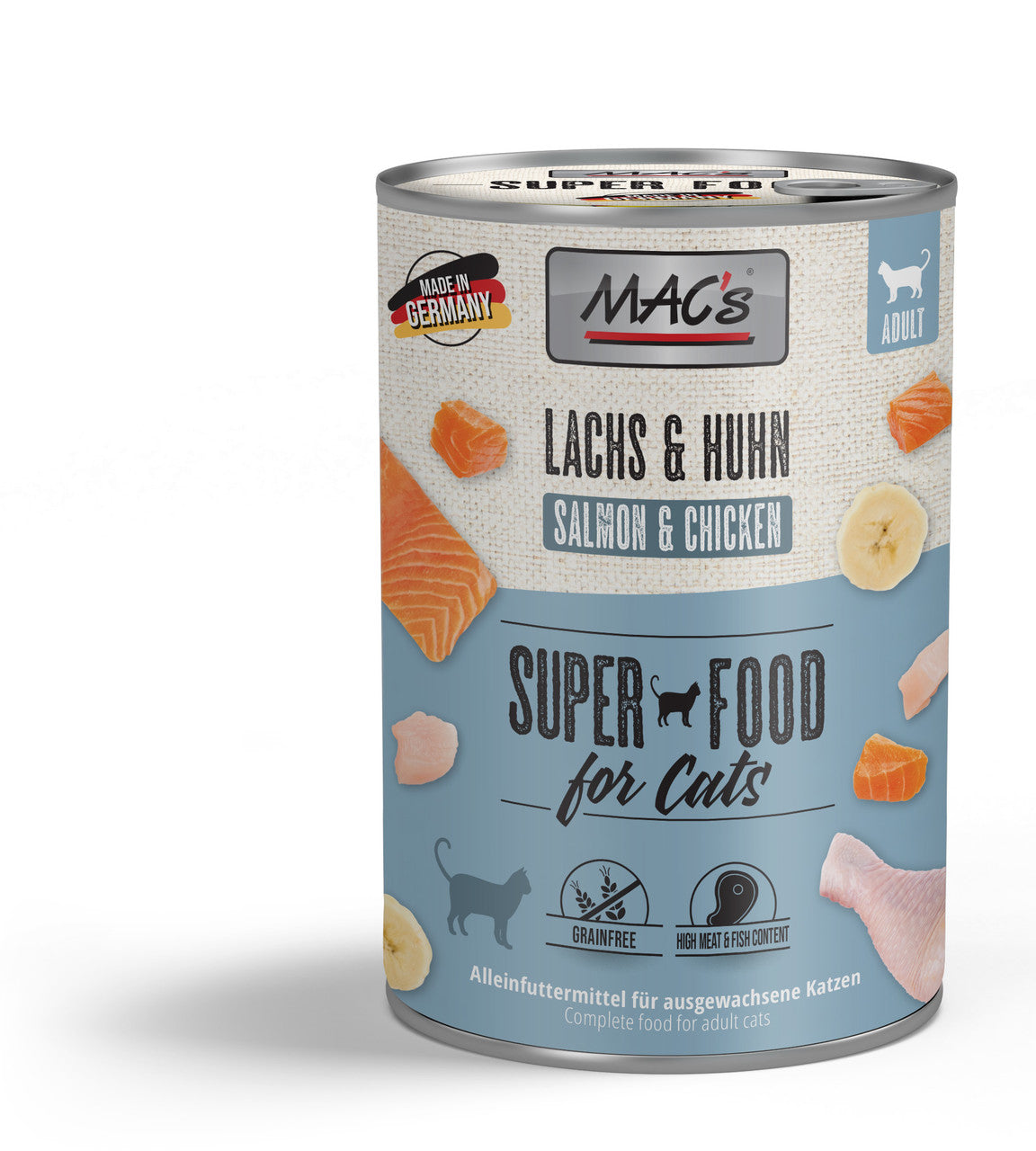 MACs Cat Adult Nassfutter Katzenfutter 400 gramm