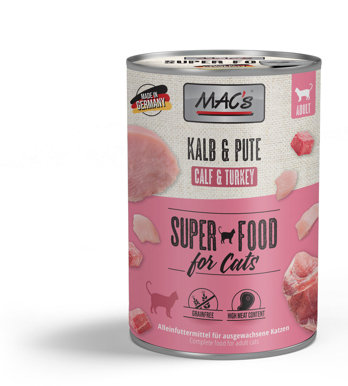 MACs Cat Adult Nassfutter Katzenfutter 400 gramm