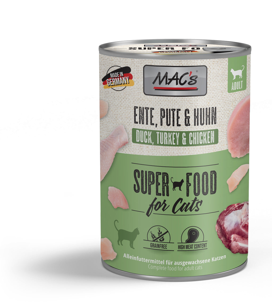 MACs Cat Adult Nassfutter Katzenfutter 400 gramm