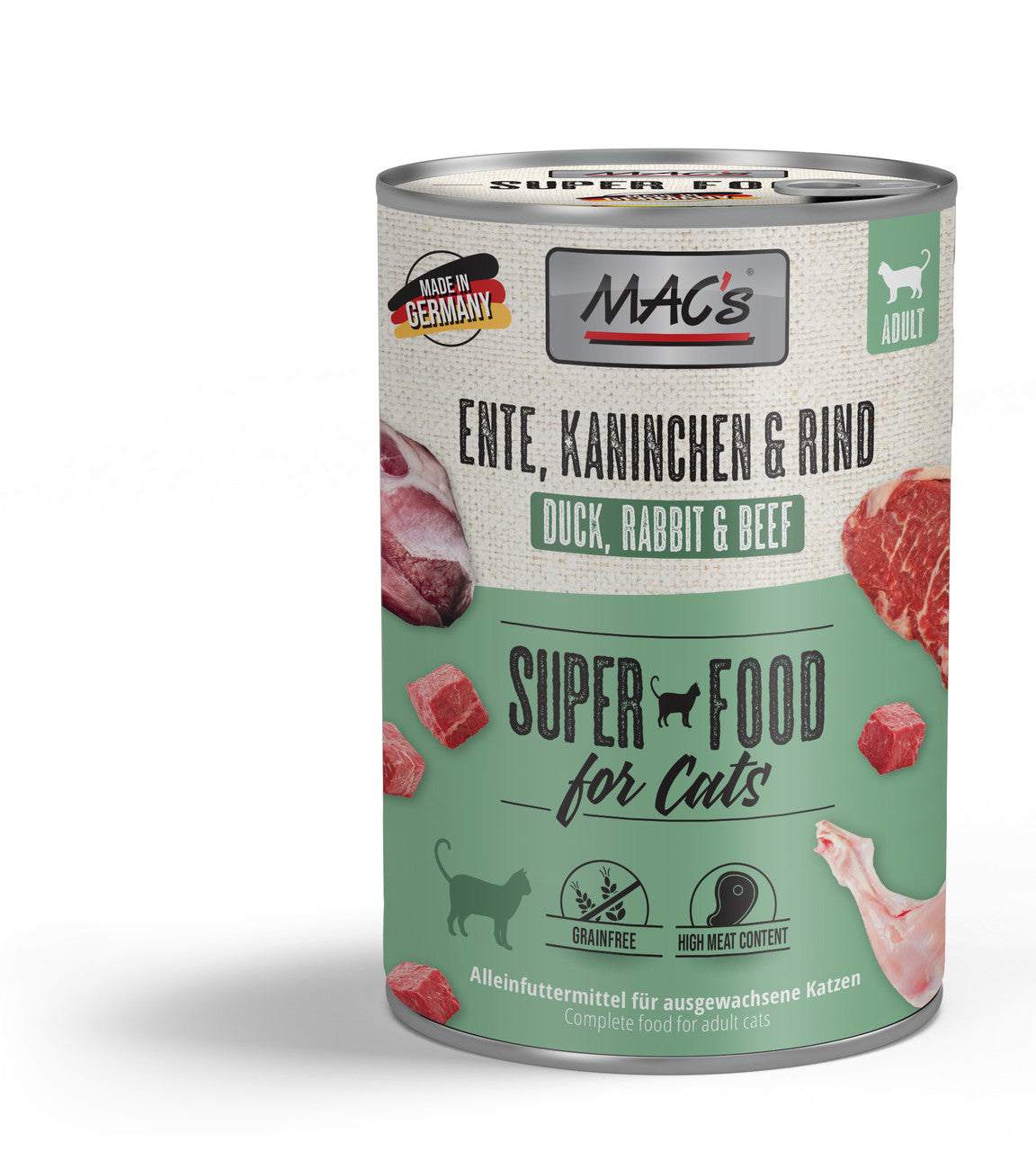 MACs Cat Adult Nassfutter Katzenfutter 400 gramm