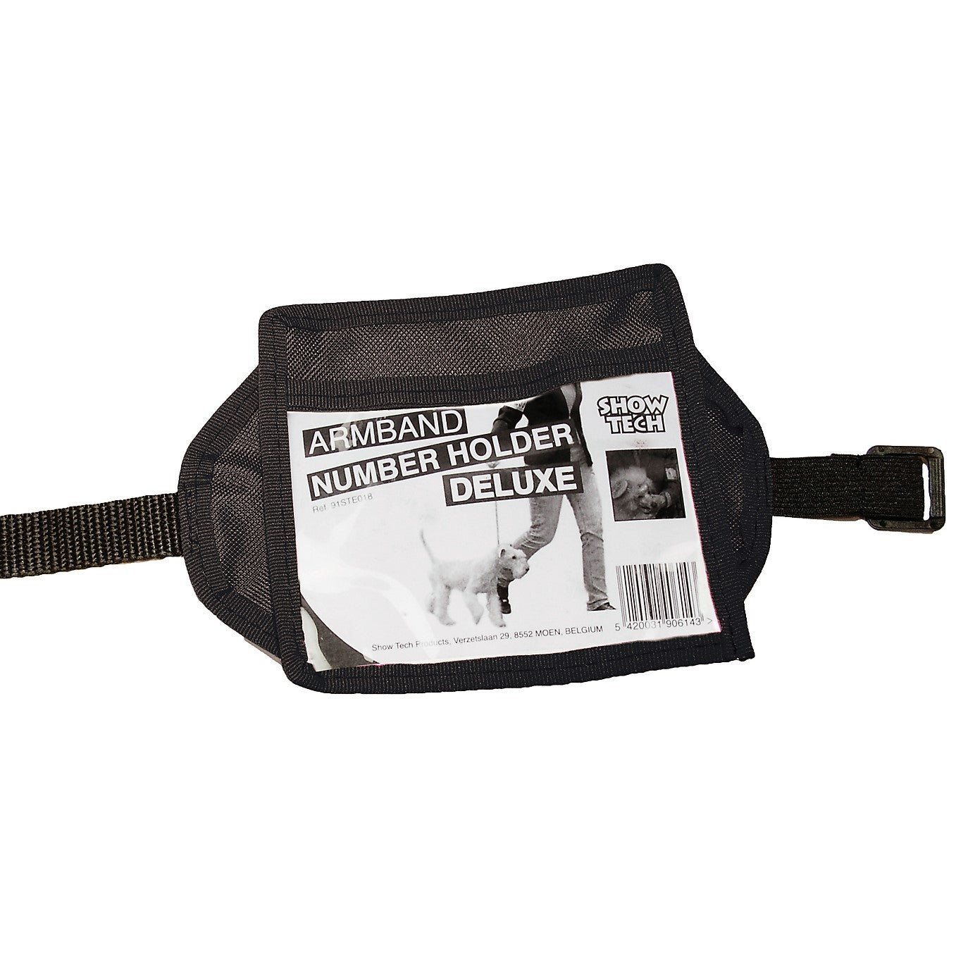 Show Tech Armband Number Holder Deluxe, Nummern Halter Deluxe, verstellbar, für die Ausstellung