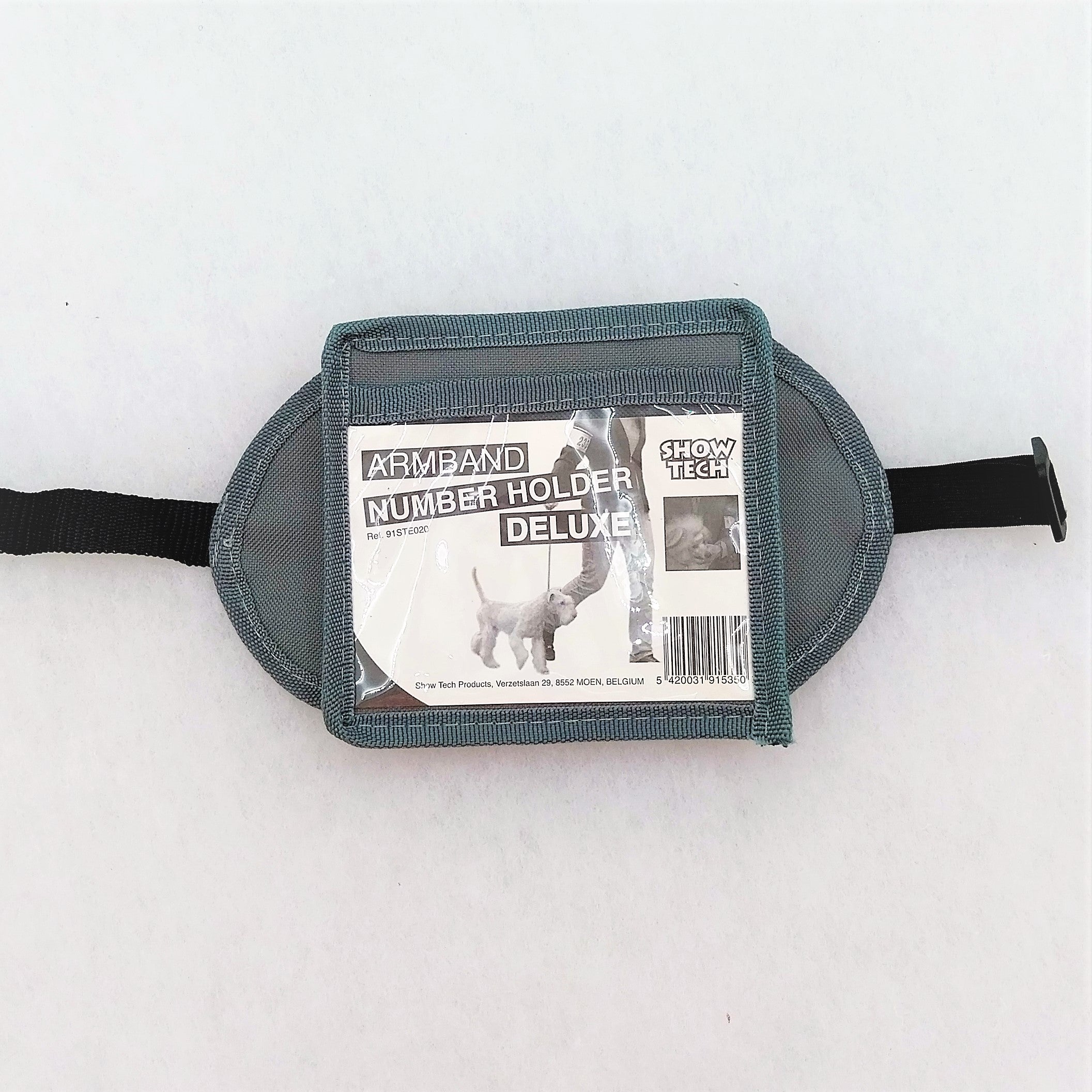 Show Tech Armband Number Holder Deluxe, Nummern Halter Deluxe, verstellbar, für die Ausstellung