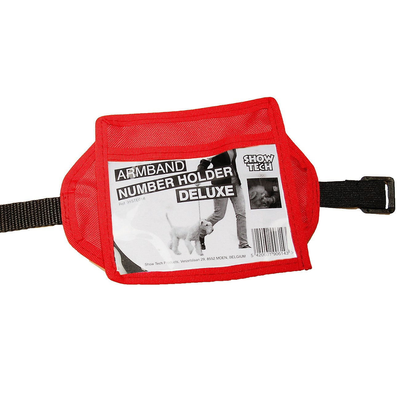 Show Tech Armband Number Holder Deluxe, Nummern Halter Deluxe, verstellbar, für die Ausstellung