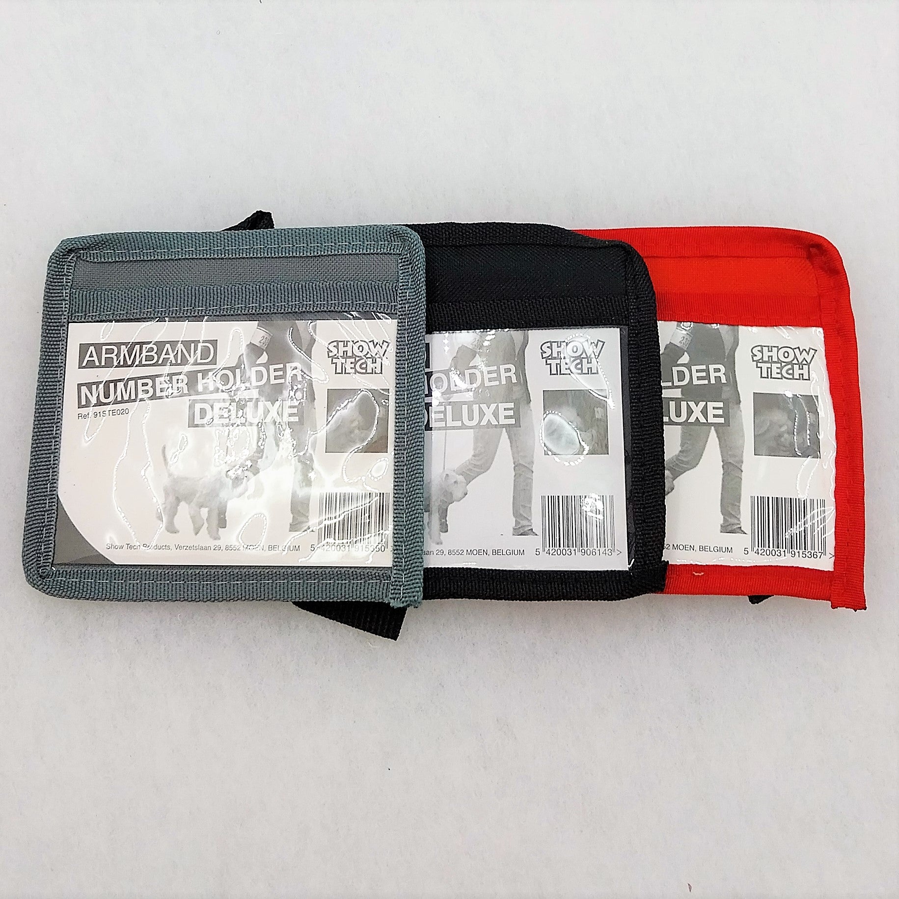 Show Tech Armband Number Holder Deluxe, Nummern Halter Deluxe, verstellbar, für die Ausstellung
