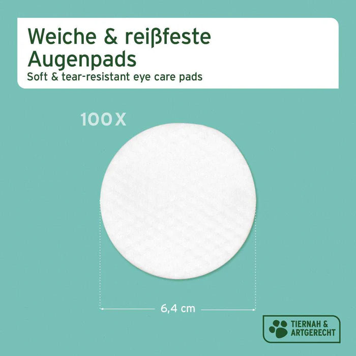 AniForte Augen-Reinigungspads mild & parfümfrei für Hunde & Katzen mit Aloe Vera, 100 Stk.