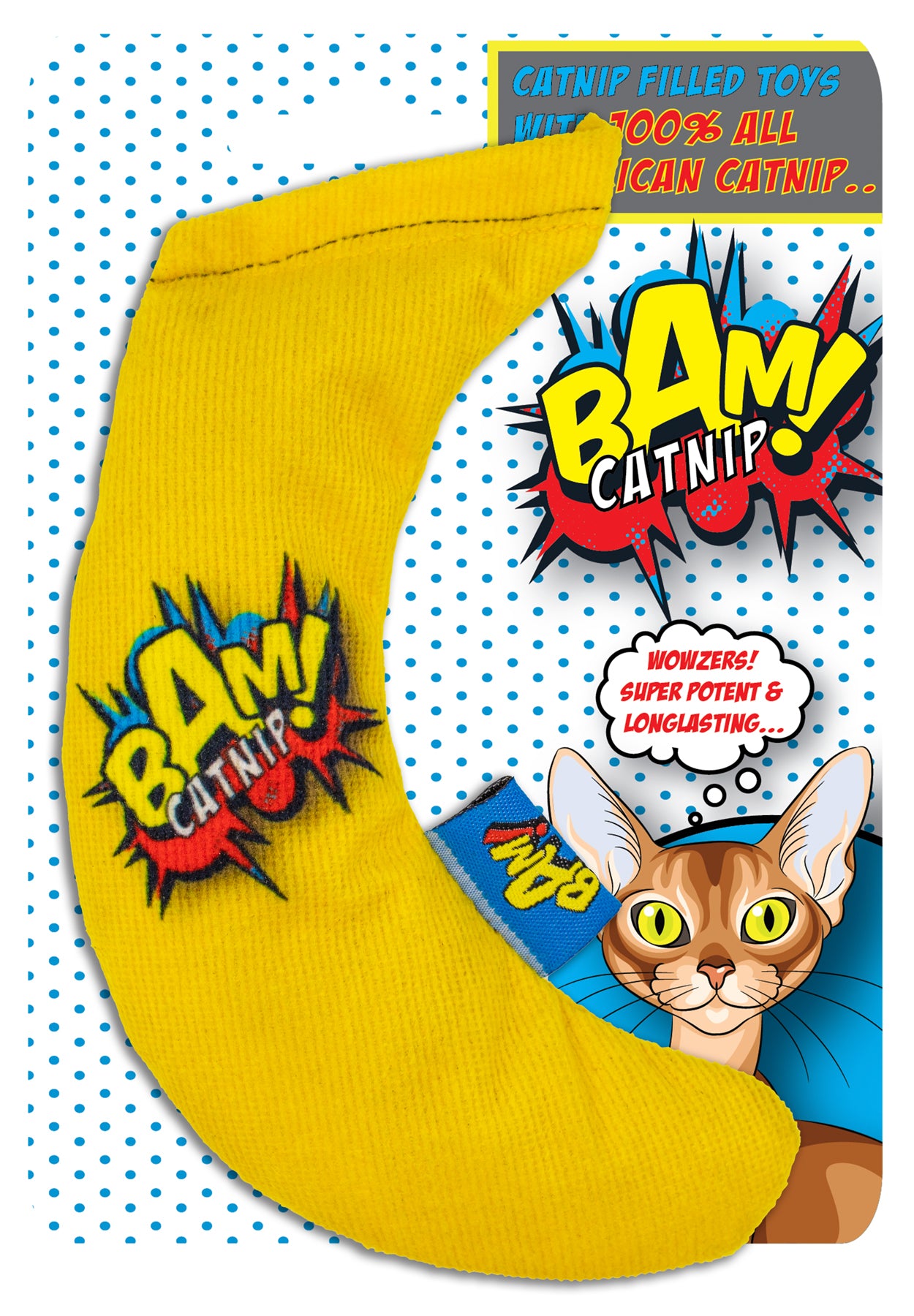 BAM! Catnip Katzenspielzeug – 7 Motive mit US-Katzenminze