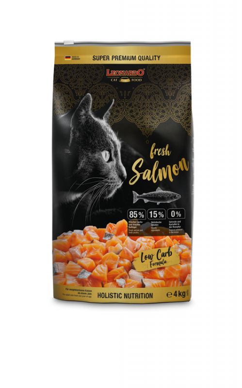 LEONARDO® fresh Salmon & Poultry Trockenfutter für Katzen