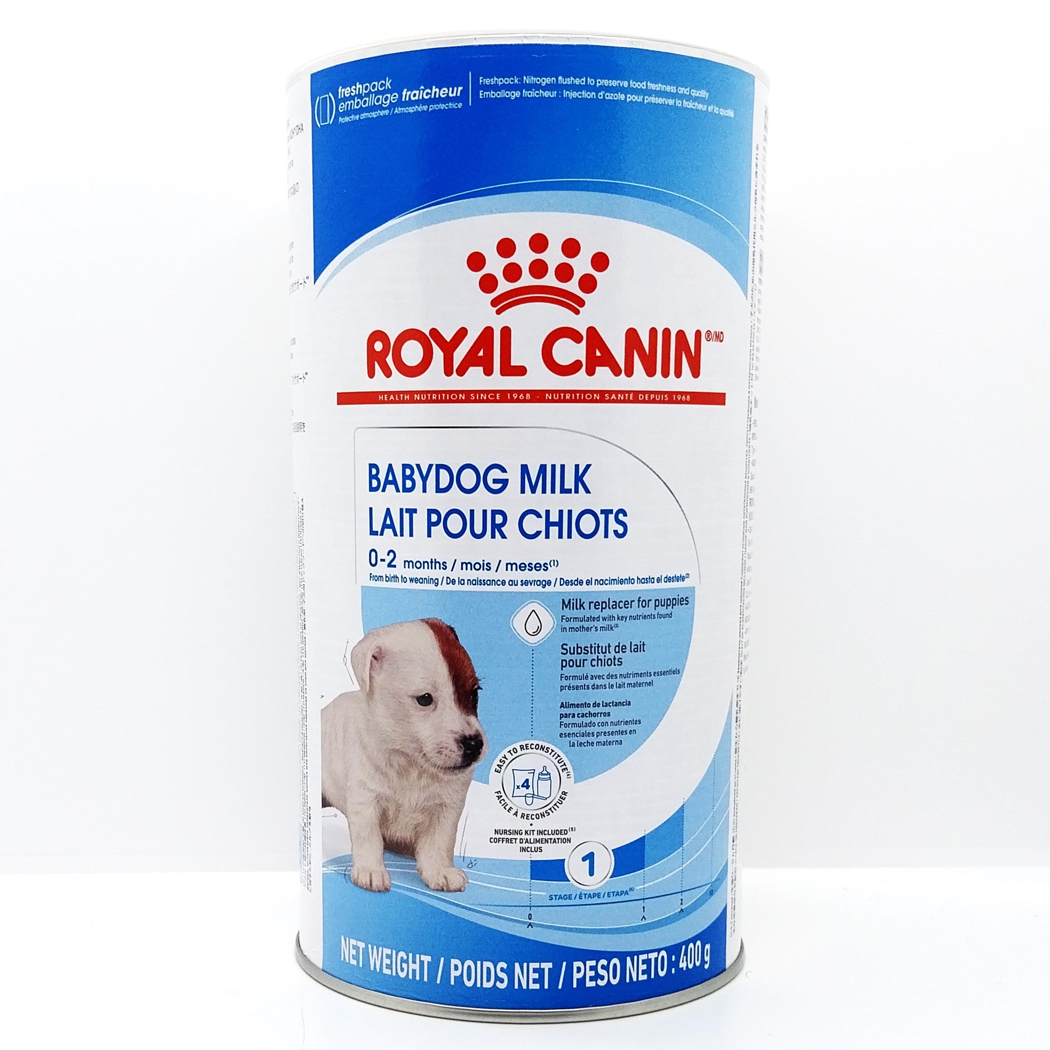 Royal Canin Baby Dog Milk 1st age milk 400g/2000g mit Aufzuchtflasche