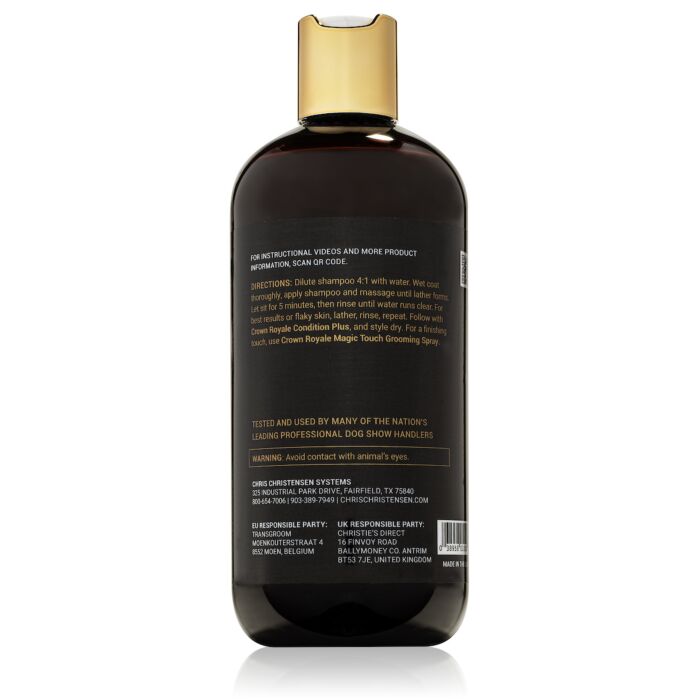 Crown Royale Biovite OB Shampoo #1 für feines seidiges Fell, Pflegeshampoo, Pet-Shampoo, 473 ml