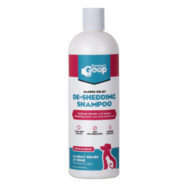 Groomer's Goop Dander Relief De-Shedding Shampoo – Anti-Schuppen Fellpflege, 473 ml