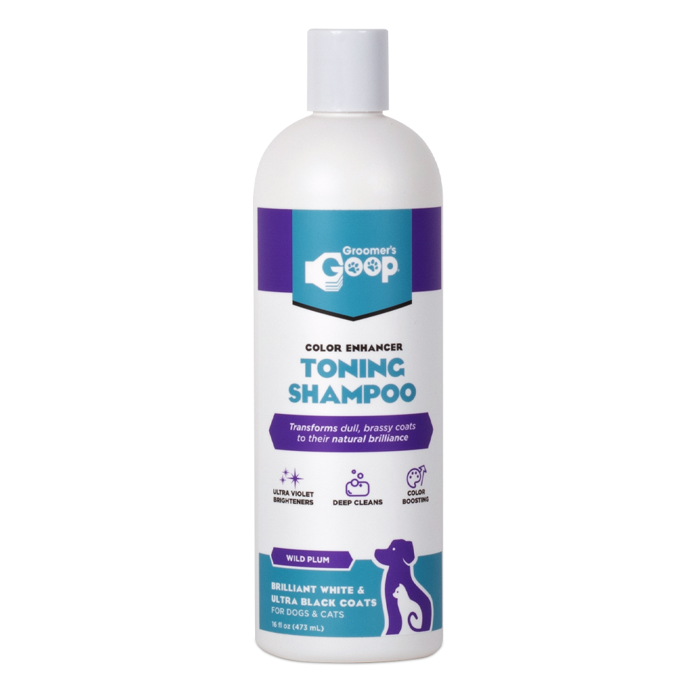 Groomer's Goop Snow White Toning Shampoo & Conditioner – Aufhellende Fellpflege, je 473 ml