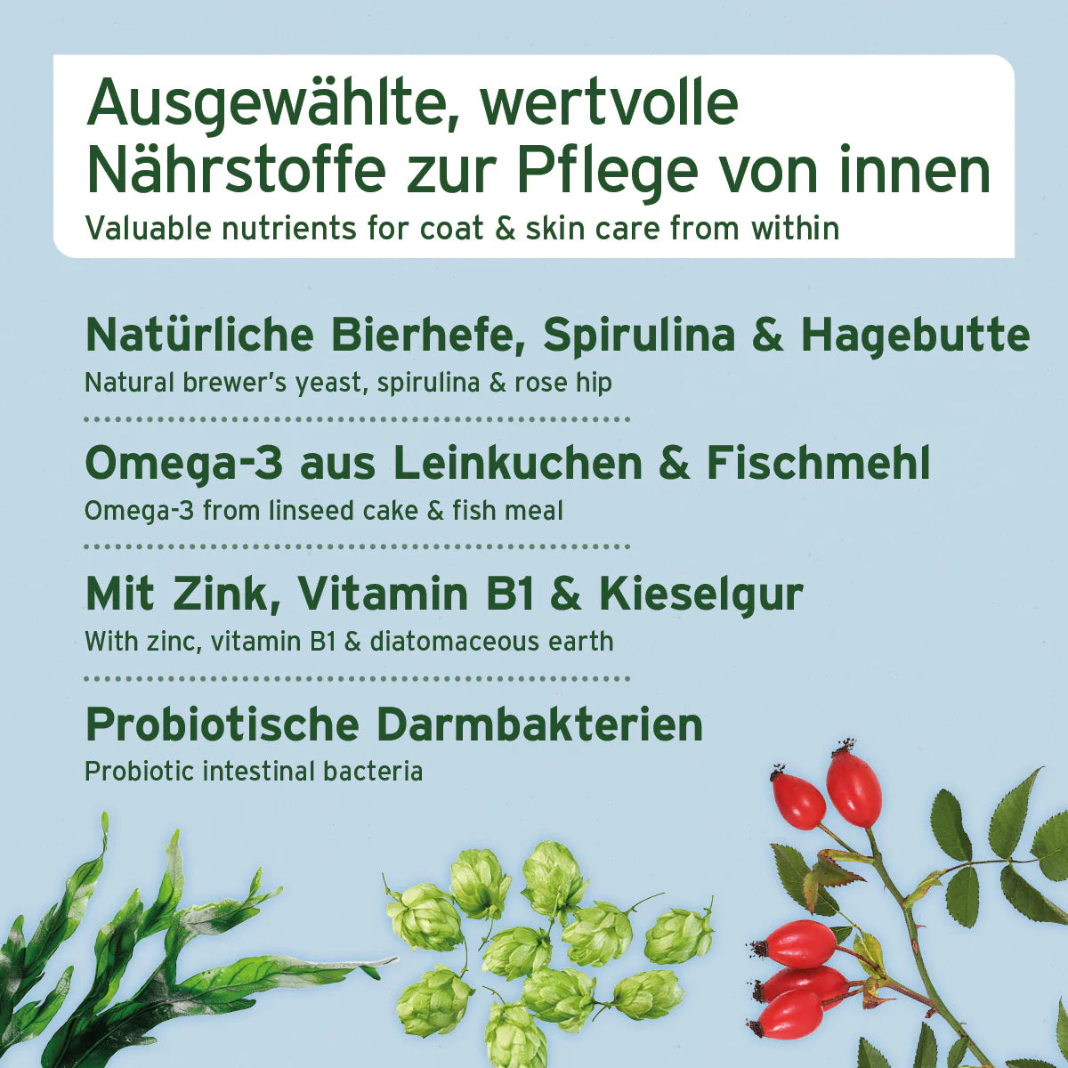 AniForte Fell & Haut Snack für Hunde mit Lamm & Omega 3