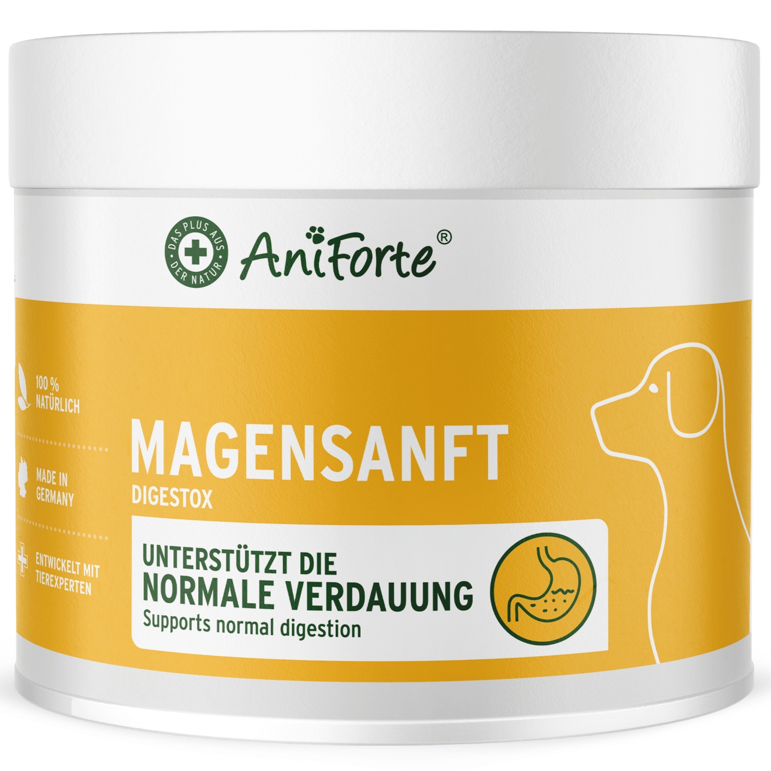 Aniforte MagenSanft Magenpulver für Hunde – Verdauungs- & Magen-Darm-Pflege