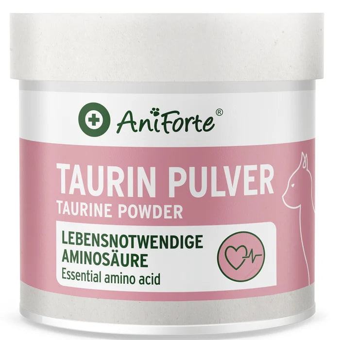 Aniforte Taurin Pulver für Katzen – Herz-Kreislauf, Immunsystem & Netzhaut 100g